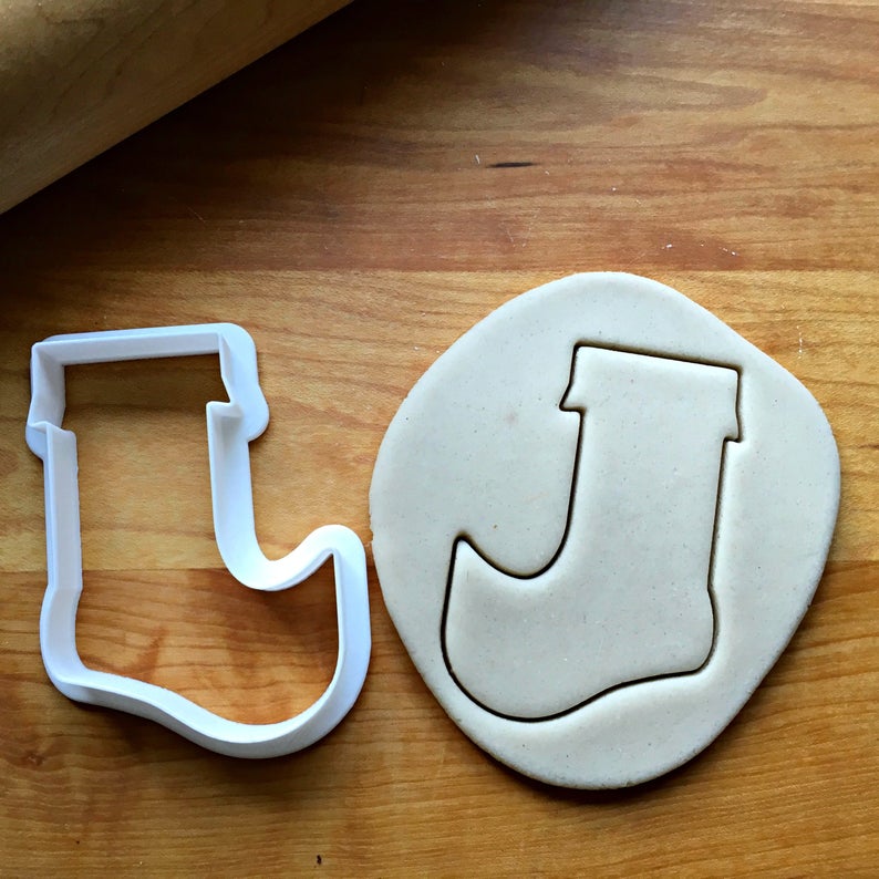 Elf Stocking Cookie Cutter/Dishwasher Safe