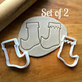 Set of 2 Elf Stocking Cookie Cutters/Dishwasher Safe