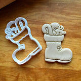 Stuffed Santa Boot Cookie Cutter/Dishwasher Safe