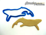 Humpback Whale Outline Cookie Cutter/Dishwasher Safe