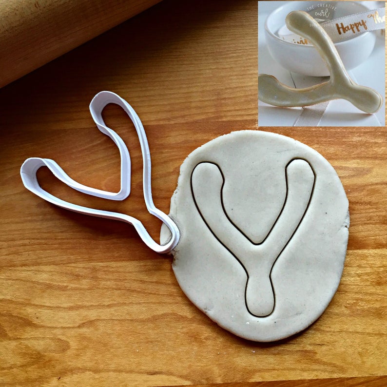 Wishbone Cookie Cutter/Dishwasher Safe