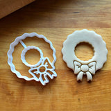 Wreath Cookie Cutter/Dishwasher Safe/Creates a Center Cut-Out